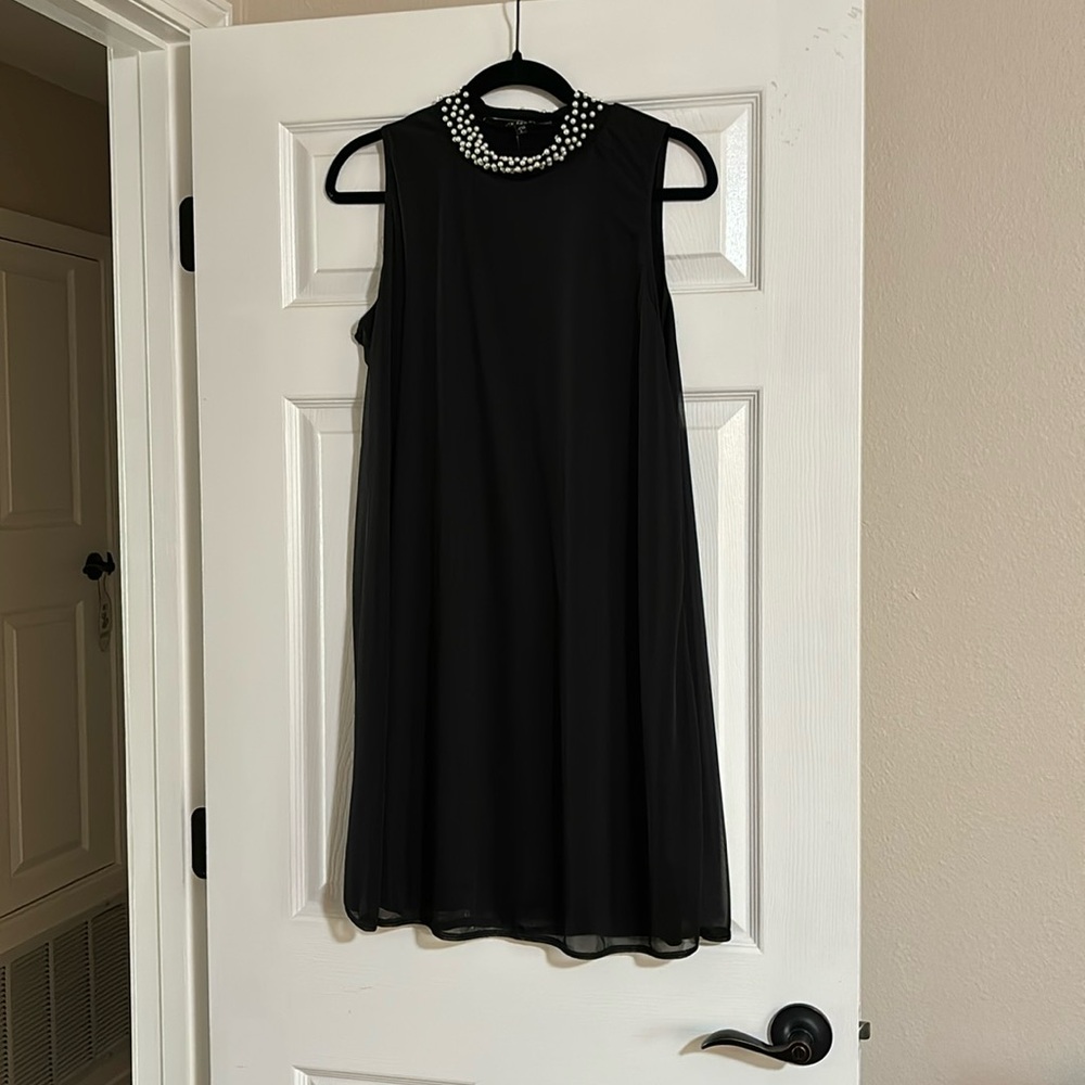 Nic and Nash Pearled Neck Dress